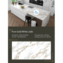 Pure Gold White Jade